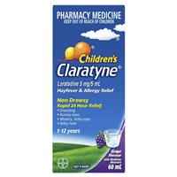 Claratyne Childrens Grape Syrup 60ml