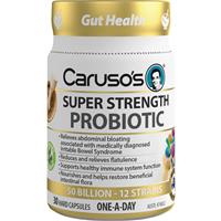 Carusos Super Strength Probiotic 30 Capsules