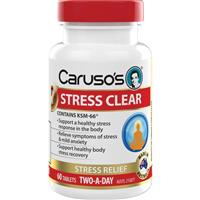Carusos Stress Clear 60 Tablets - GimmeNow