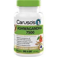 Carusos Ashwagandha 50 Tablets - GimmeNow