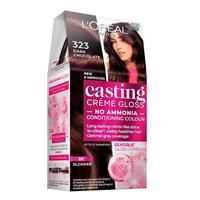 L'Oreal Paris Casting Creme Gloss Semi-Permanent Hair Colour - 323 Dark Chocolate (Ammonia Free)
