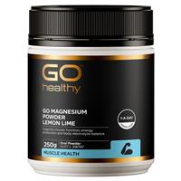 GO Healthy  Magnesium Powder Lemon Lime 250g Oral Powder - GimmeNow