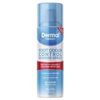 Dermal Therapy Foot Odour Control Powder Spray 210mL
