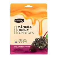 Comvita Manuka Honey Lozenges with Elderberry Extract + Vitamin C 40 Lozenges