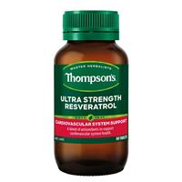 Thompson's Ultra Strength Resveratrol 60 Tablets - GimmeNow