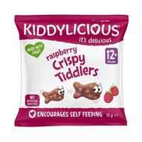Kiddylicious Crispy Tiddlers Raspberry 12g