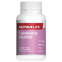 Nutra-Life Cranberry 50000 100 Capsules - GimmeNow