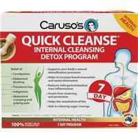 Carusos Quick Cleanse Internal Cleansing Detox Program 7 Day