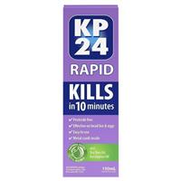 KP24 Rapid 10 Minute Head Lice/Nit Solution 150ml