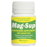 Mag-Sup 500mg 50 Tablets - GimmeNow
