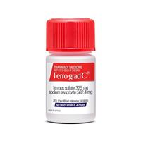 Ferro-Grad C Iron & Vitamin C 30 Tablets NEW - GimmeNow