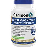 Carusos Super Magnesium Powder Lemon/Lime 250g - GimmeNow