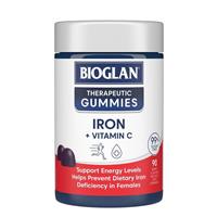 Bioglan Therapeutic Gummies Iron + Vitamin C 90 Gummies - GimmeNow