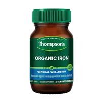 Thompson's Organic Iron 24mg 30 Tablets