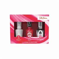 Sally Hansen Miracle Gel Primer + Red Eye & Shiny Top Coat Trio Pack XMAS 2024