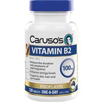 Carusos Vitamin B2 100mg 120 Tablets - GimmeNow