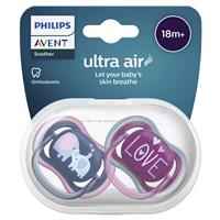 Avent Ultra Air Soother 18+ Months 2 Pack