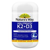 Natures Way K2+D3 120 Capsules - GimmeNow
