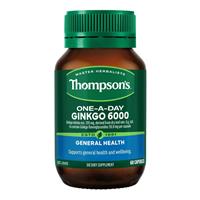Thompson's One-A-Day Ginkgo Biloba 6000mg 60 Capsules - GimmeNow