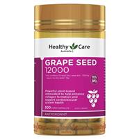 Healthy Care Grape Seed Extract 12000 300 Capsules - GimmeNow