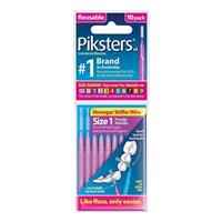 Piksters Interdental Brushes Size 1 Purple 10 Pack