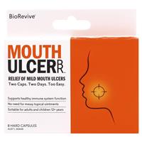 BioRevive MouthUlcer Mouth Ulcer Relief 8 Capsules - GimmeNow