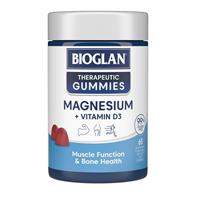 Bioglan Therapeutic Gummies Magnesium + Vitamin D3 65 Gummies - GimmeNow