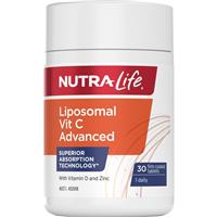 Nutra-Life Liposomal Vitamin C Advanced 30 Tablets - GimmeNow