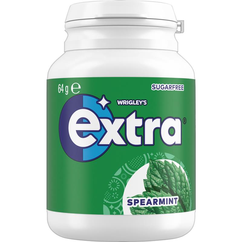 Extra Bottle Spearmint Gum 64g