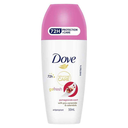 Dove Women Advanced Care Antiperspirant Deodorant 72h Roll On Pomegranate 50ml