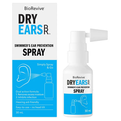 BioRevive Dry Ears Swimmers Ear Prevention Spray 30ml