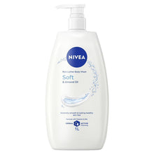 NIVEA Soft & Almond Oil Rich Body Wash 1L