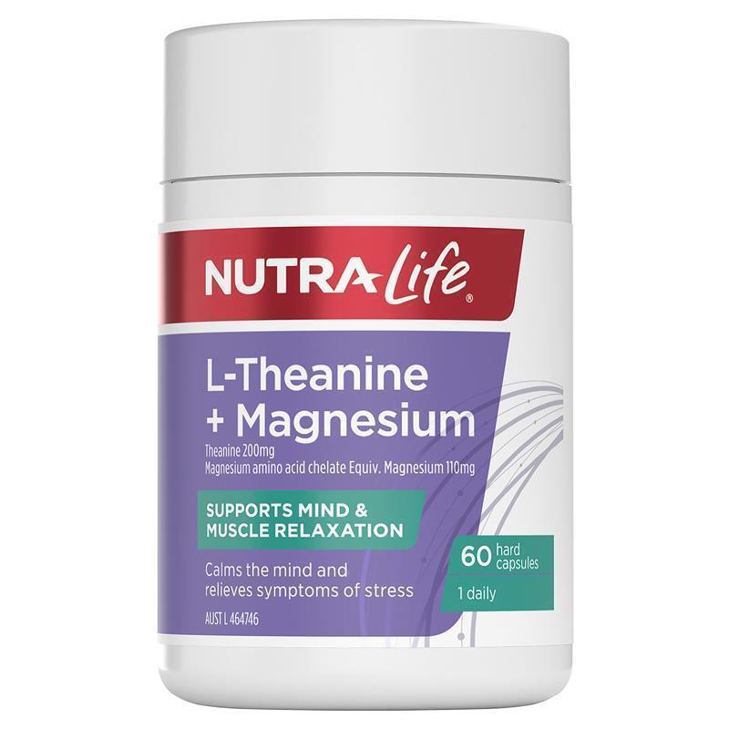 Nutra-Life L-Theanine + Magnesium 60 Capsules