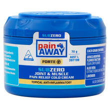 Pain Away Forte+ Sub Zero Joint & Muscle Pain Relief Cold Cream 70g