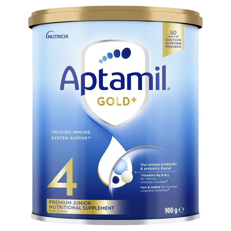 Aptamil Gold+ 4 Junior Nutritional Supplement Milk Drink From 2 Years 900g