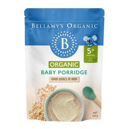 Bellamy's Organic Baby Porridge 125g
