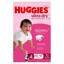 Huggies Ultra Dry Nappies Girl Size 4 Jumbo 72 Pack