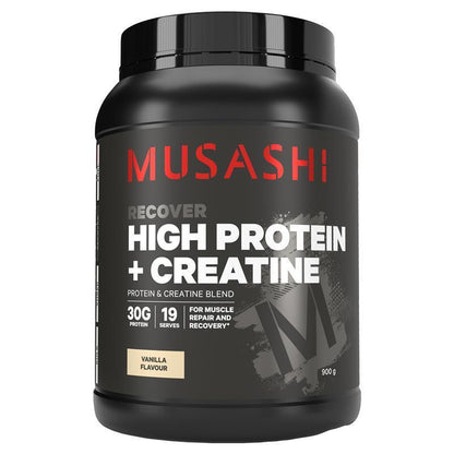 Musashi High Protein + Creatine Chocolate 900g