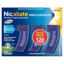 Nicabate Minis 2mg 120 Lozenges Exclusive Size