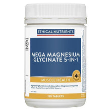 Ethical Nutrients Mega Magnesium Glycinate 5-in-1 120 Tablets