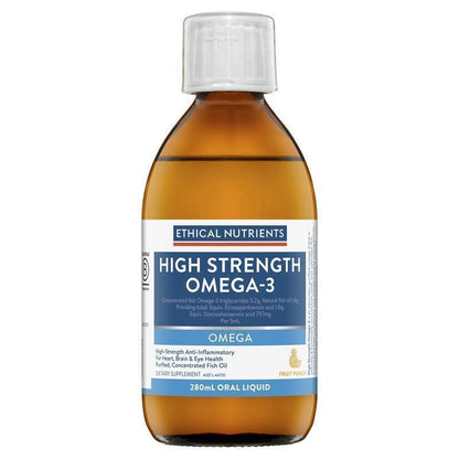Ethical Nutrients High Strength Omega-3 Fruit Punch 280mL Liquid
