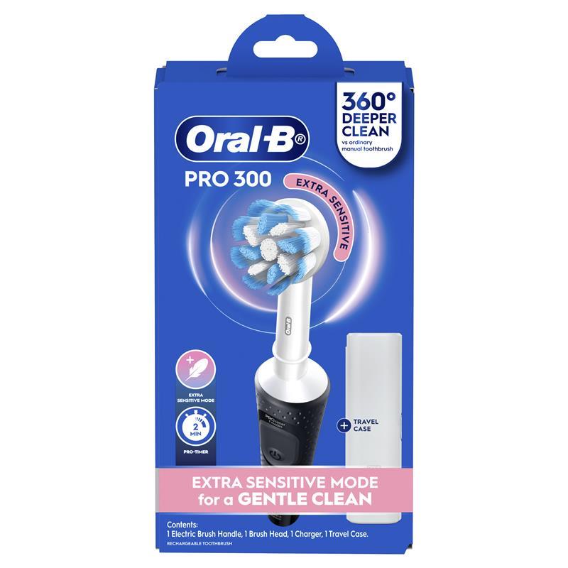 Oral B Power Toothbrush Pro 300 Clean Black