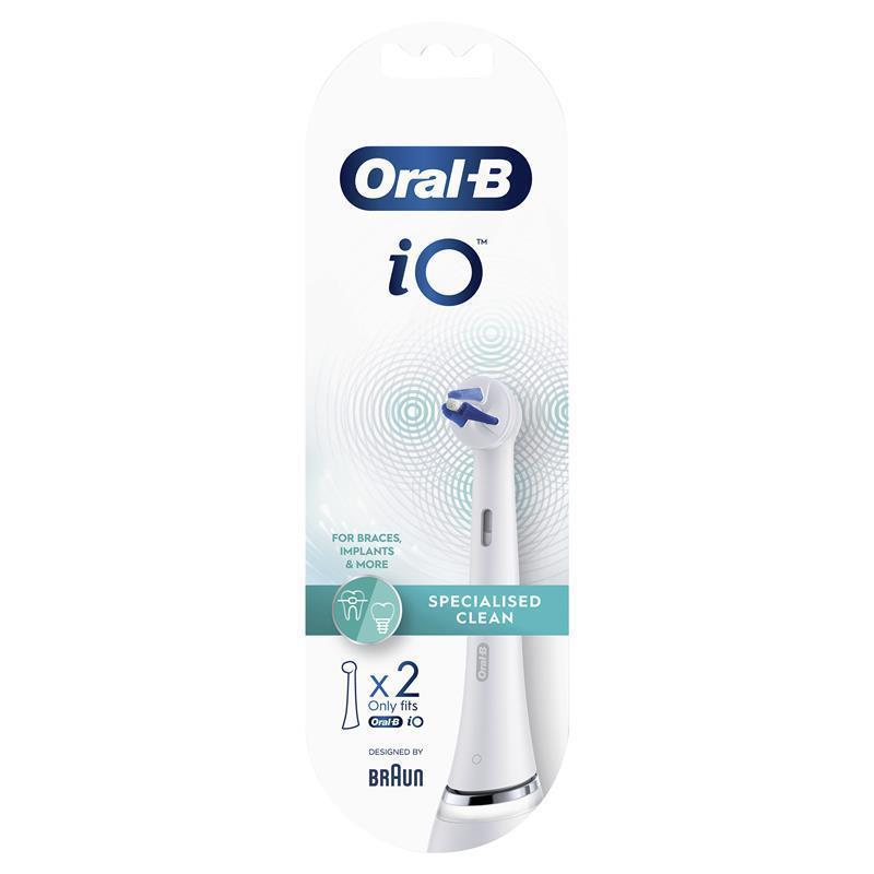 Oral B Power Toothbrush iO Specialised Clean Refills White 2 Pack