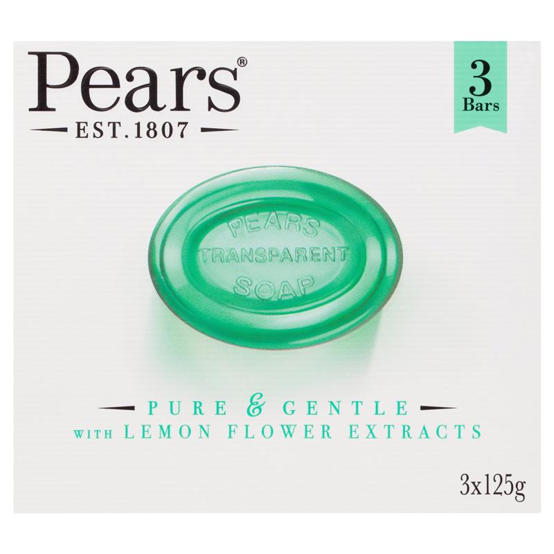 Pears Soap Oil Clear Triple Pack