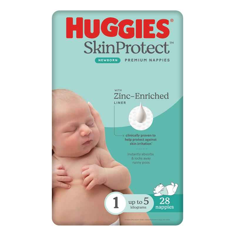 Huggies Convenience Pack Ultimate Size 1 Newborn 28 Pack