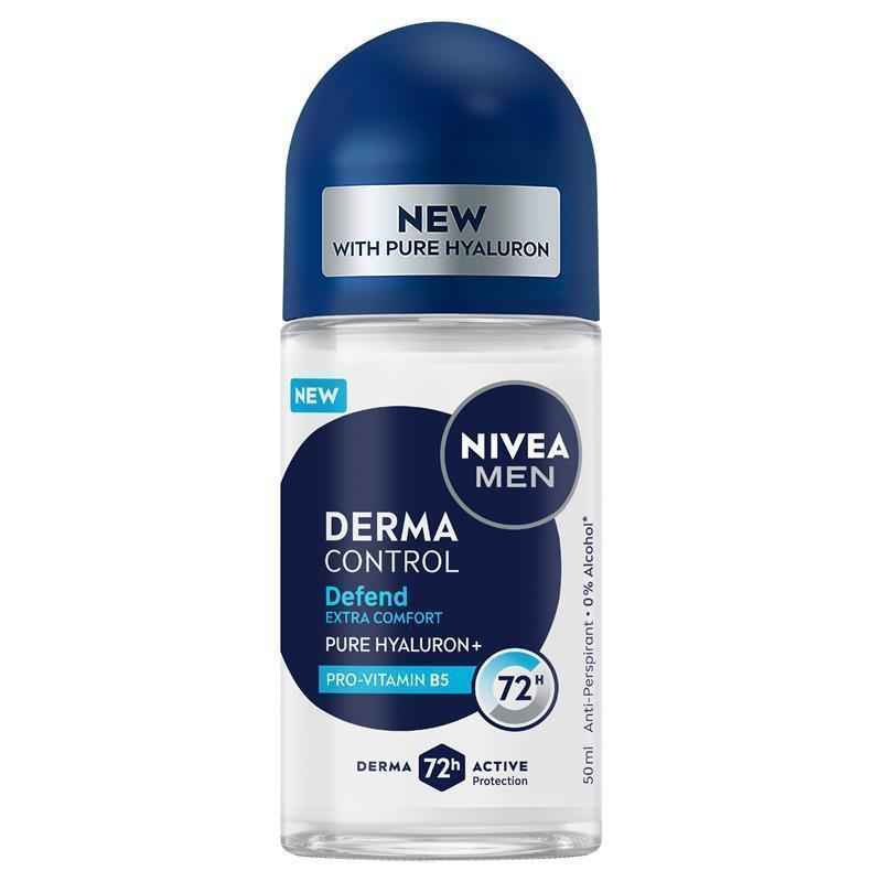 NIVEA MEN Deodorant Roll On Derma Control Defend 50ml
