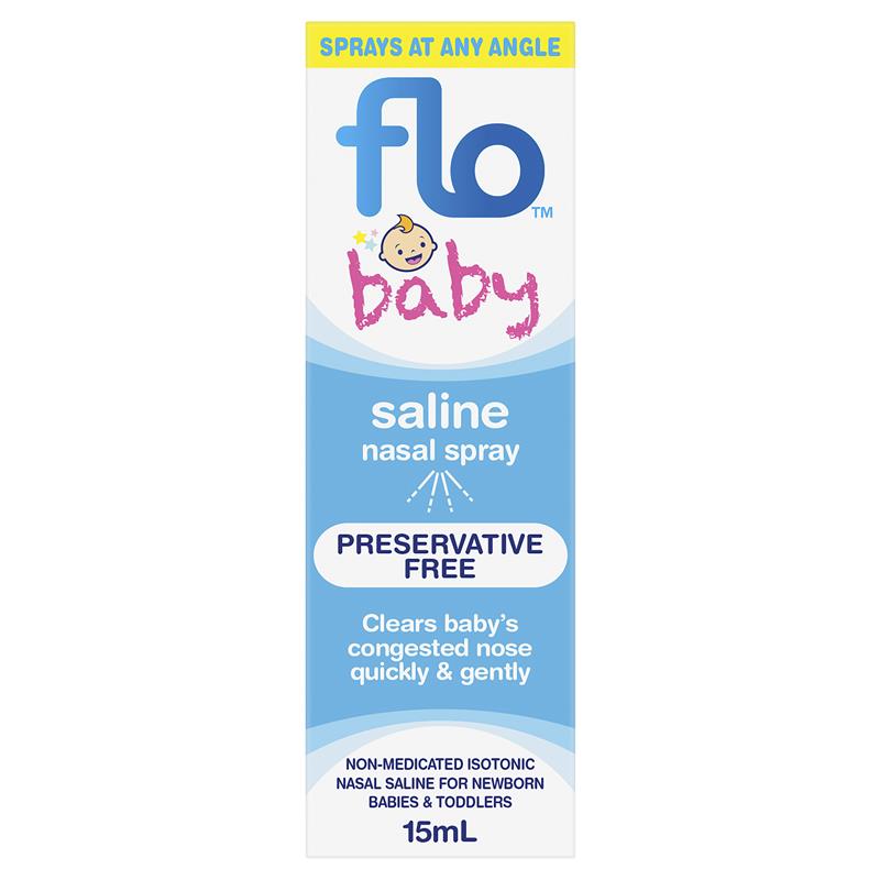 FLO Baby Saline Nasal Spray 15ml