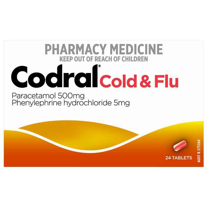 Codral PE Cold and Flu 24 Tablets