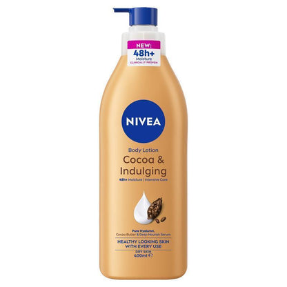 NIVEA Cocoa & Indulging Body Lotion Moisturiser 48H Hydration 400ml - GimmeNow