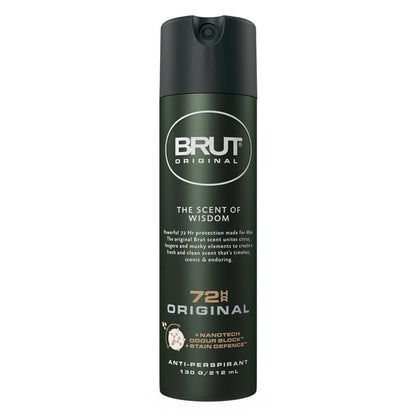 Brut Original 72HR Antiiperspirant Deodorant 130g